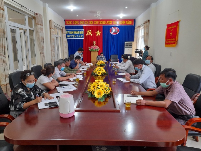 Họp Ban Chỉ đạo phối hợp tổ chức kỳ thi tốt nghiệp  trung học phổ thông huyện Lắk năm 2021