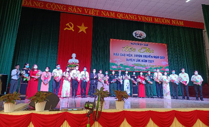 Sôi nổi Hội thi Báo cáo viên, Tuyên truyền viên giỏi huyện Lắk năm 2021