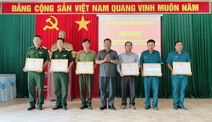 Ủy ban nhân dân huyện Lắk tổ chức  Hội nghị rút kinh nghiệm công tác tuyển quân năm 2024